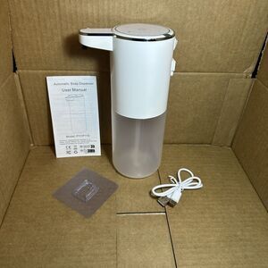 Automatic Soap Dispenser Rechargeable Touchless Electric. W/Wall Mount.